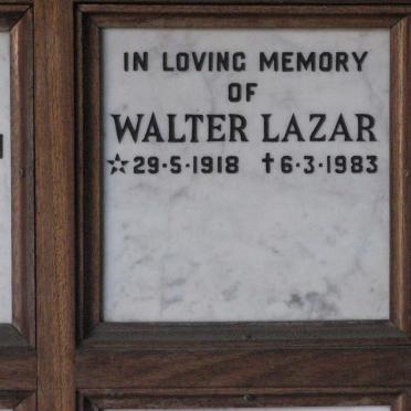 LAZAR Walter 1918-1983