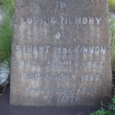 MacKINNON Stuart 1962-1963