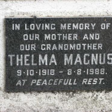 MAGNUS Thelma 1918-1988