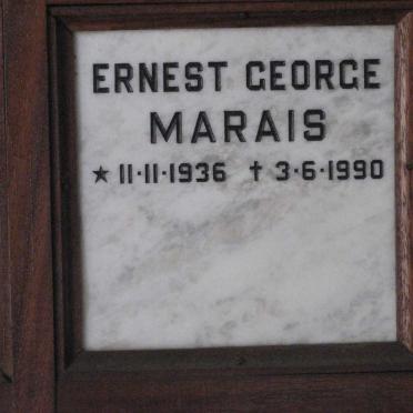 MARAIS Ernest George 1936-1990