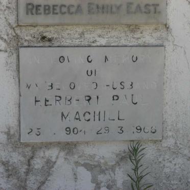 MACHILL Herbert Paul 1904-1966