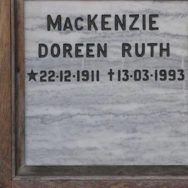 MacKENZIE Doreen Ruth 1911-1993