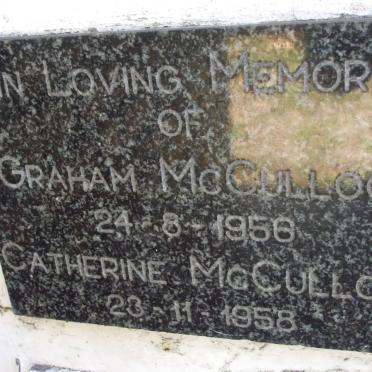 McCULLOCH Graham -1956 &amp; Catherine -1958