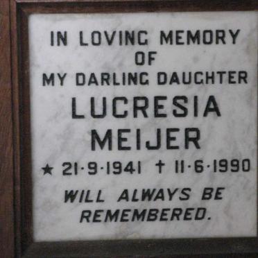 MEIJER Lucresia 1941-1990