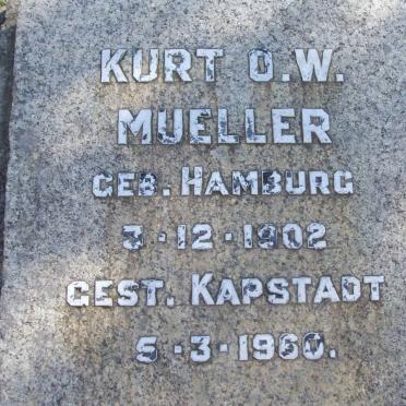 MEULLER Kurt O.W. 1902-1960
