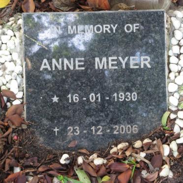 MEYER Anne 1930-2006