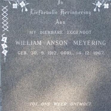 MEYERING William Anson 1912-1967