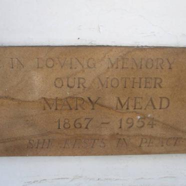 MEAD Mary 1867-1954