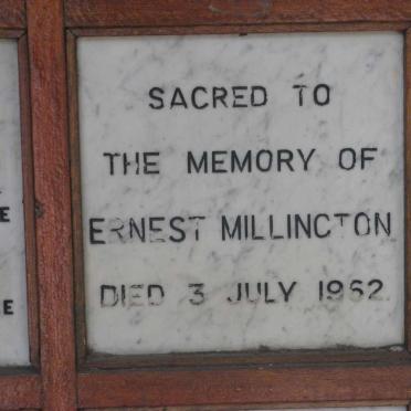 MILLINGTON Ernest -1962