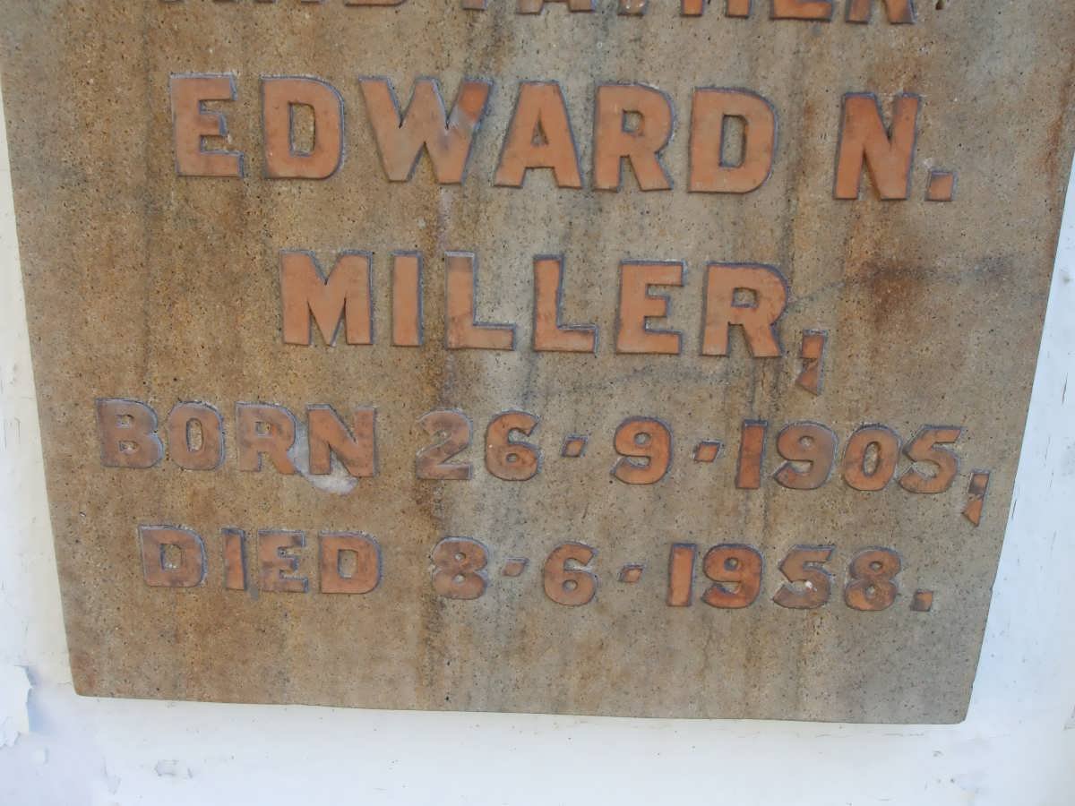 MILLAR Edward N. 1905-1958