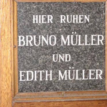 MULLER Bruno &amp; Edith