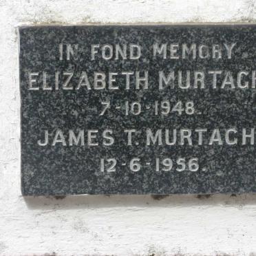 MURTAGH James T. -1956 &amp; Elizabeth -1948
