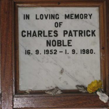 NOBLE Charles Patrick 1852-1980