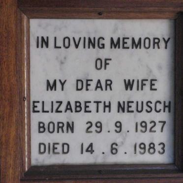 NEUSCH Elizabeth 1927-1983