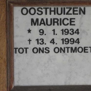 OOSTHUIZEN Maurice 1934-1994