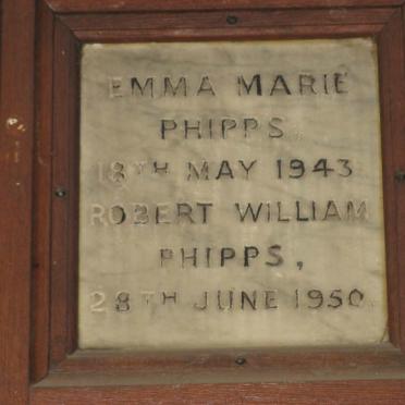 PHIPPS Robert William -1950 &amp; Emma Marie -1943