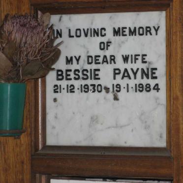 PAYNE Bessie 1930-1984