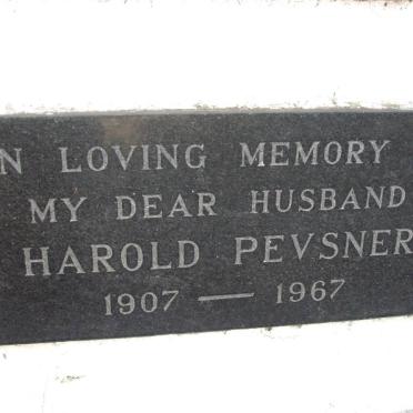 PEVSNER Harold 1907-1967