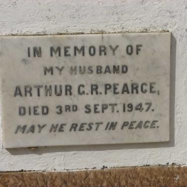 PEARCE Arthur G.R. -1947