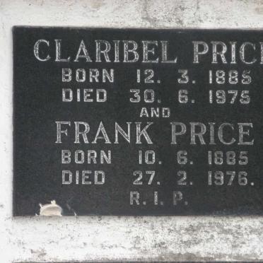 PRICE Frank 1885-1976 &amp; Claribel 1885-1975