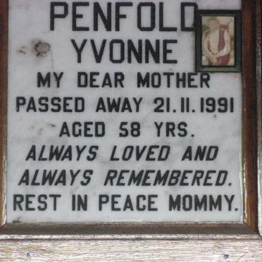PENFOLD Yvonne -1991