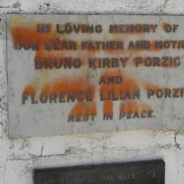 PORZIG Bruno Kirby &amp; Florence Lilian