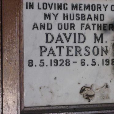 PATERSON David M. 1928-1981