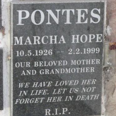 PONTES Marcha Hope 1926-1999
