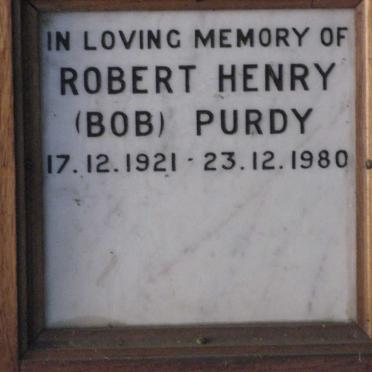 PURDY Robert Henry 1921-1980