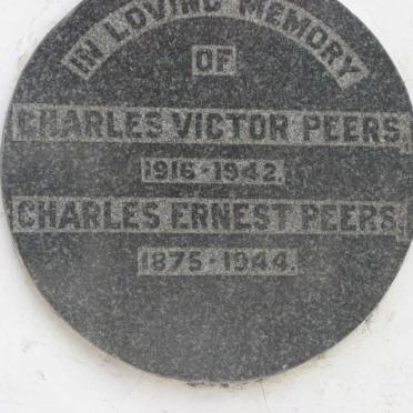 PEERS Charles Ernest 1875-1944 :: PEERS Charles Victor 1916-1942