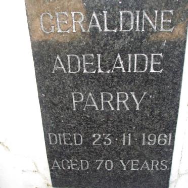 PARRY Geraldine Adelaide -1961