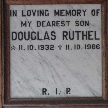 RUTHEL Douglas 1932-1986