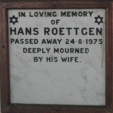 ROETTGEN Hans -1975