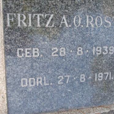 ROST Fritz A.O. 1939-1971