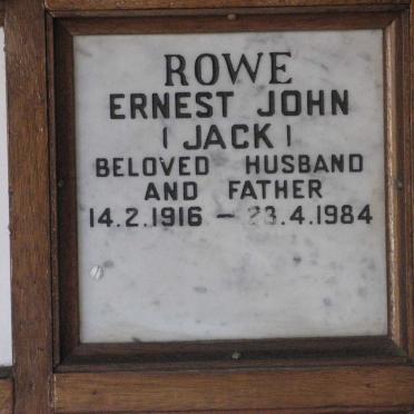 ROWE Ernest John 1916-1984