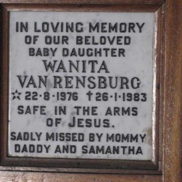RENSBURG Wanita, van 1976-1983