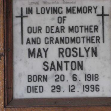 SANTON May Roslyn 1918-1996