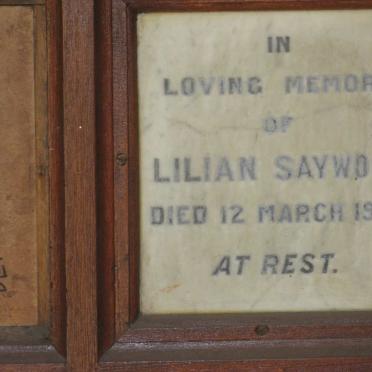SAYWOOD Lilian -1949