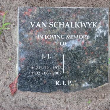 SCHALKWYK J.J., van 1938-2007