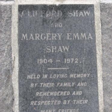 SHAW Clifford &amp; Margery Emma 1904-1972