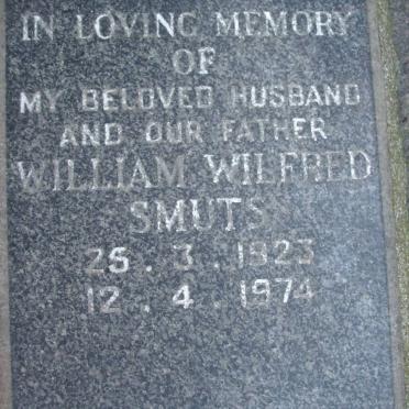 SMUTS William Wilfred 1923-1974