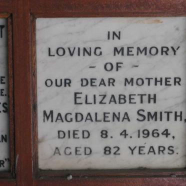SMITH Elizabeth Magdalena -1964