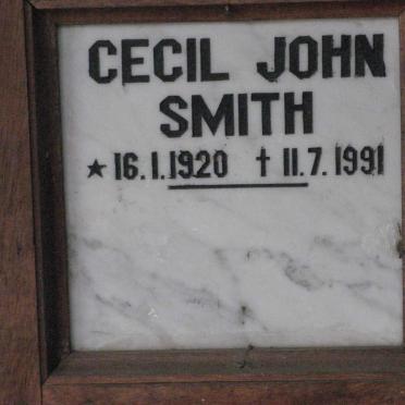 SMITH Cecil John 1920-1991