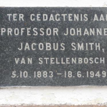 SMITH Johannes Jacobus 1883-1949