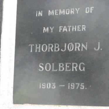 SOLBERG Thorbjorn J. 1903-1975