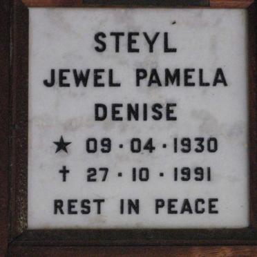 STEYL Jewel Pamela Denise 1930-1991