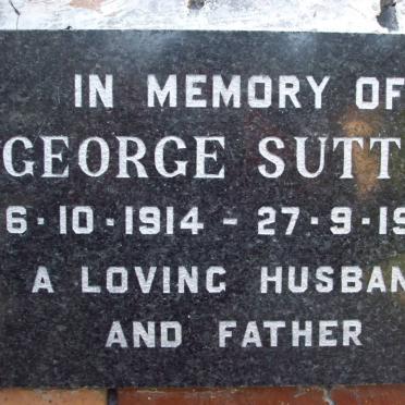 SUTTON George 1914-1983