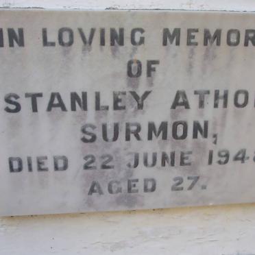 SURMON Stanley Athol -1948