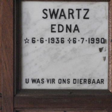 SWARTZ Edna 1936-1990