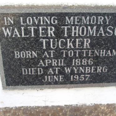 TUCKER Walter Thomason 1886-1957